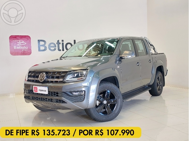 AMAROK 2.0 HIGHLINE 4X4 CD 16V TURBO INTERCOOLER DIESEL 4P AUTOMÁTICO - 2019 - LAJEADO