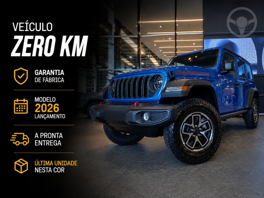 WRANGLER 2.0 RUBICON 4X4 AT8 16V 4P AUTOMÁTICO - 2026 - LAJEADO