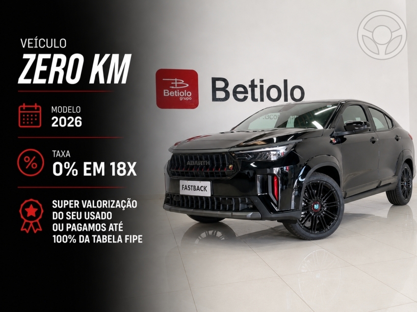 FASTBACK 1.3 ABARTH 270 TURBO FLEX 4P AUTOMÁTICO - 2026 - LAJEADO