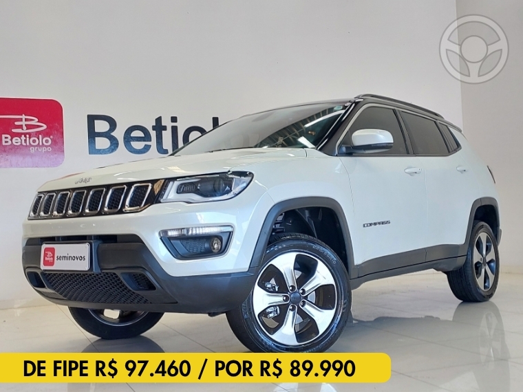 COMPASS 2.0 16V DIESEL LONGITUDE 4X4 AUTOMÁTICO - 2018 - LAJEADO