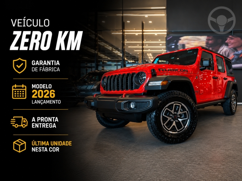 WRANGLER 2.0 RUBICON 4X4 AT8 16V 4P AUTOMÁTICO - 2026 - LAJEADO