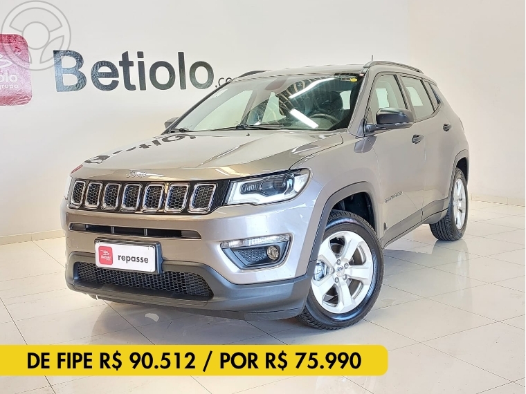 COMPASS 2.0 16V FLEX SPORT AUTOMÁTICO - 2018 - LAJEADO