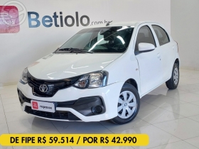 etios 1.3 x 16v flex 4p manual 2020 lajeado