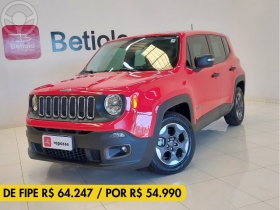 renegade 1.8 16v flex sport 4p automatico 2016 lajeado