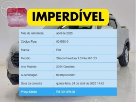 strada 1.3 fire freedom 8v cd flex 4p manual 2024 lajeado