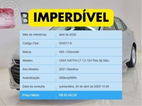 onix 1.0 lt 12v flex 4p manual 2021 lajeado