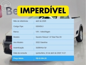 saveiro 1.6 msi robust cs 8v flex 2p manual 2022 lajeado
