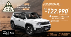 renegade 1.3 16v altitude t270 turbo flex 4p automatico 2026 lajeado