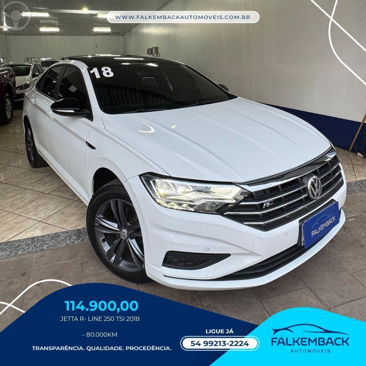 JETTA 1.4 R-LINE 250 16V TSI FLEX 4P AUTOMÁTICO - 2018 - PASSO FUNDO