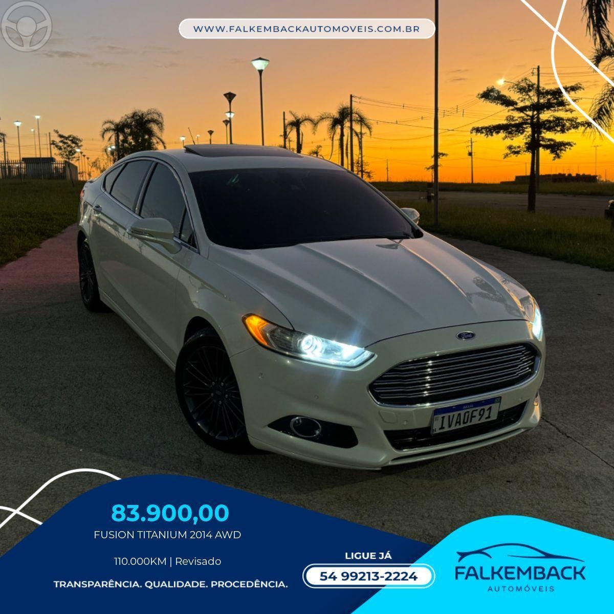 FUSION 2.0 TITANIUM PLUS AWD 16V 4P AUTOMÁTICO - 2014 - PASSO FUNDO