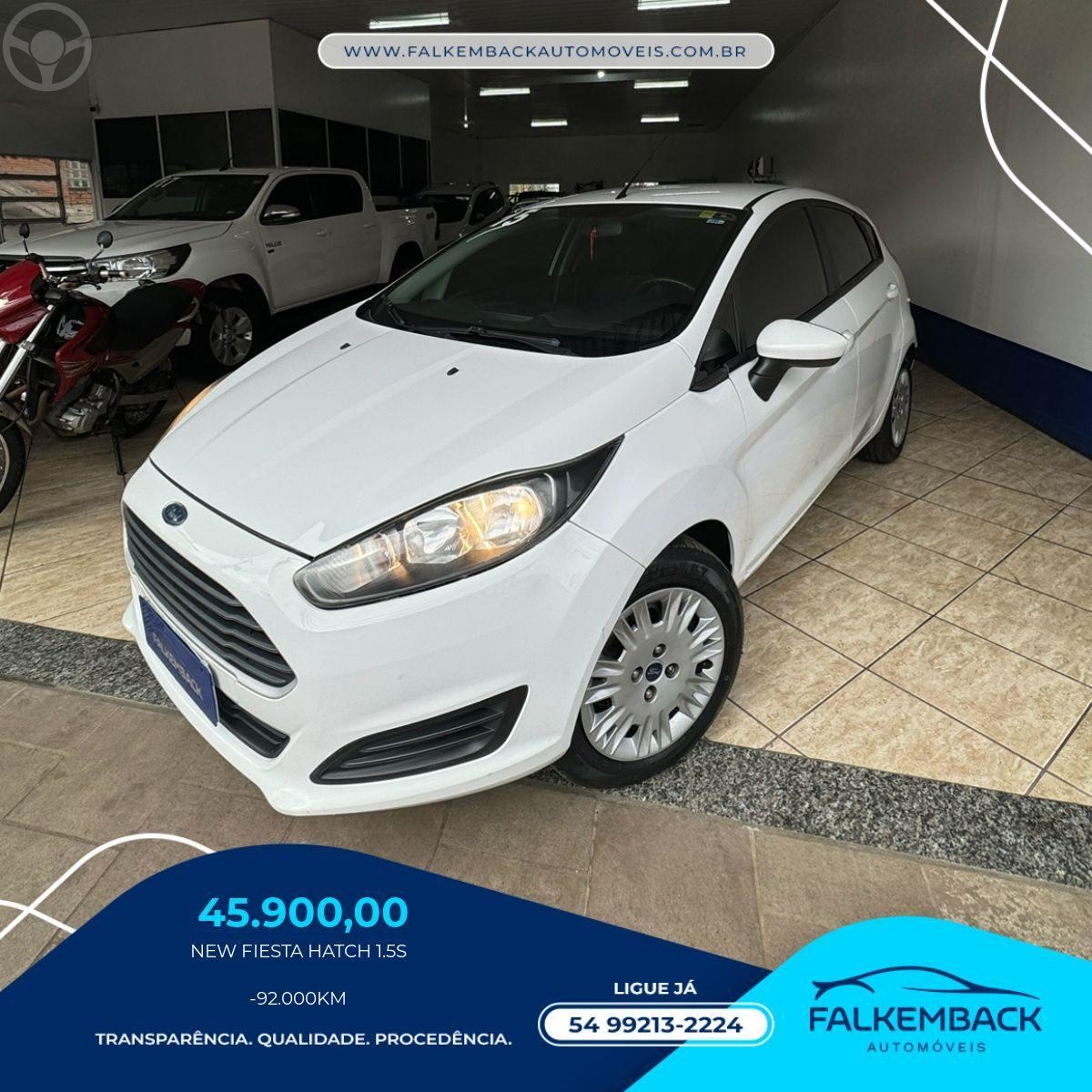 FIESTA 1.5 S HATCH 16V FLEX 4P MANUAL - 2015 - PASSO FUNDO