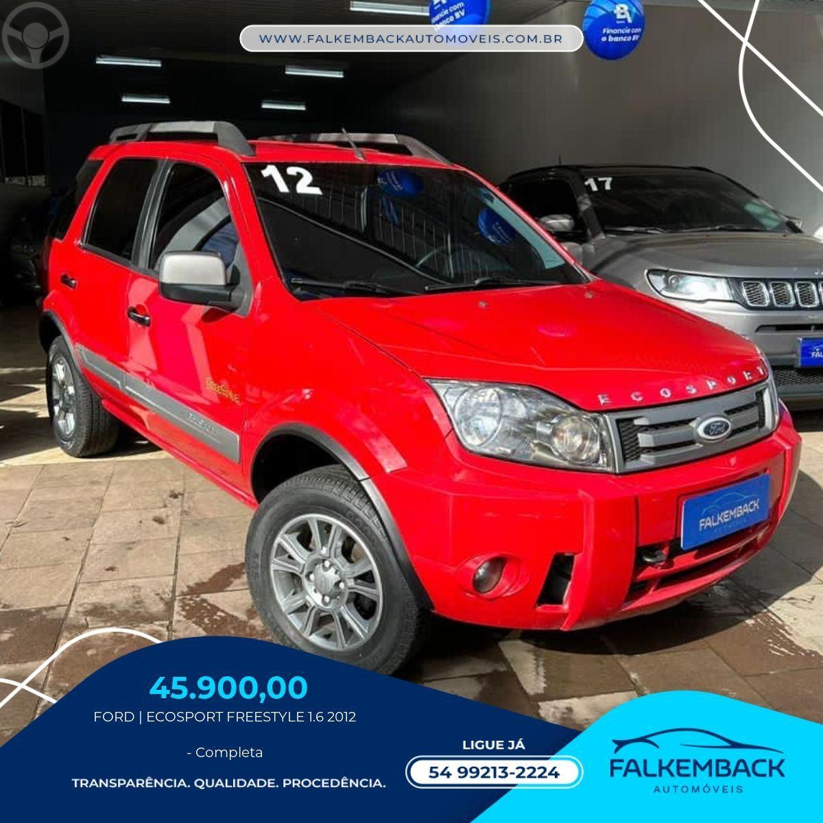 ECOSPORT 1.6 FREESTYLE 16V FLEX 4P MANUAL - 2012 - PASSO FUNDO