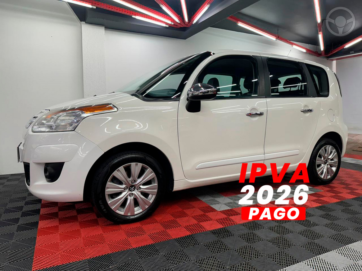 C3 PICASSO 1.6 EXCLUSIVE 4P FLEX AUTOMÁTICO - 2014 - SANTA MARIA