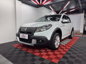 sandero 1.6 stepway 16v flex 4p automatico 2014 santa maria