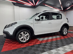 sandero 1.6 stepway 16v flex 4p automatico 2014 santa maria