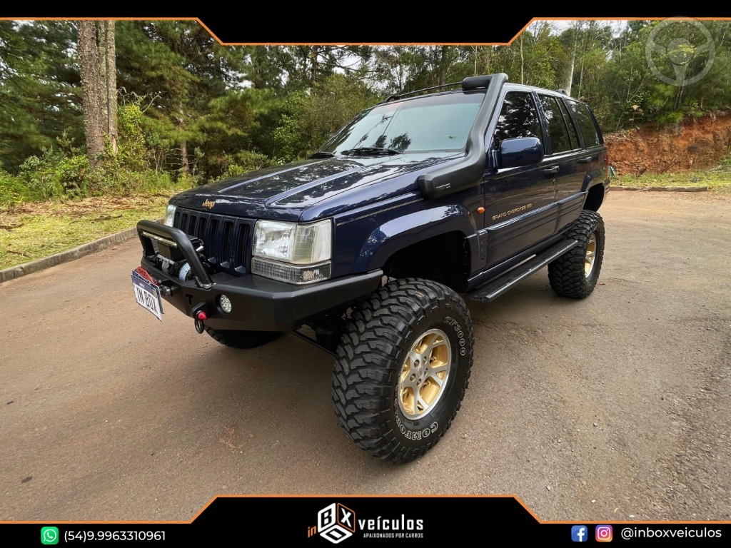 GRAND CHEROKEE 5.2 LIMITED 4X4 V8 16V 4P AUTOMÁTICO - 1997 - GRAMADO