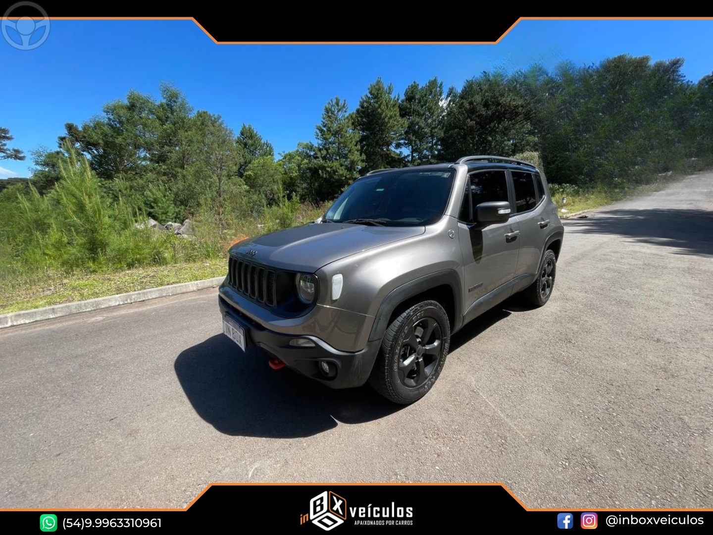 RENEGADE 2.0 16V TURBO DIESEL TRAILHAWK 4P 4X4 AUTOMÁTICO - 2019 - GRAMADO