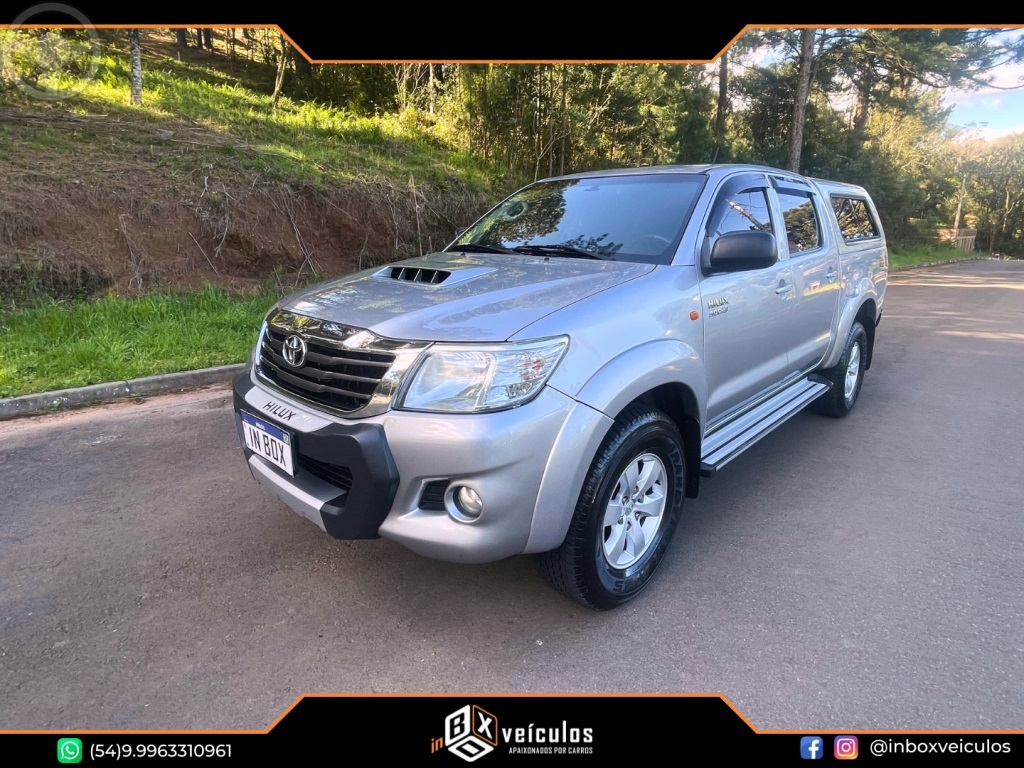 HILUX 3.0 SR 4X4 CD 16V TURBO INTERCOOLER DIESEL 4P AUTOMÁTICO - 2015 - GRAMADO