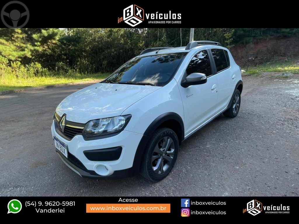 SANDERO 1.6 STEPWAY RIP CURL 8V FLEX 4P MANUAL - 2017 - GRAMADO
