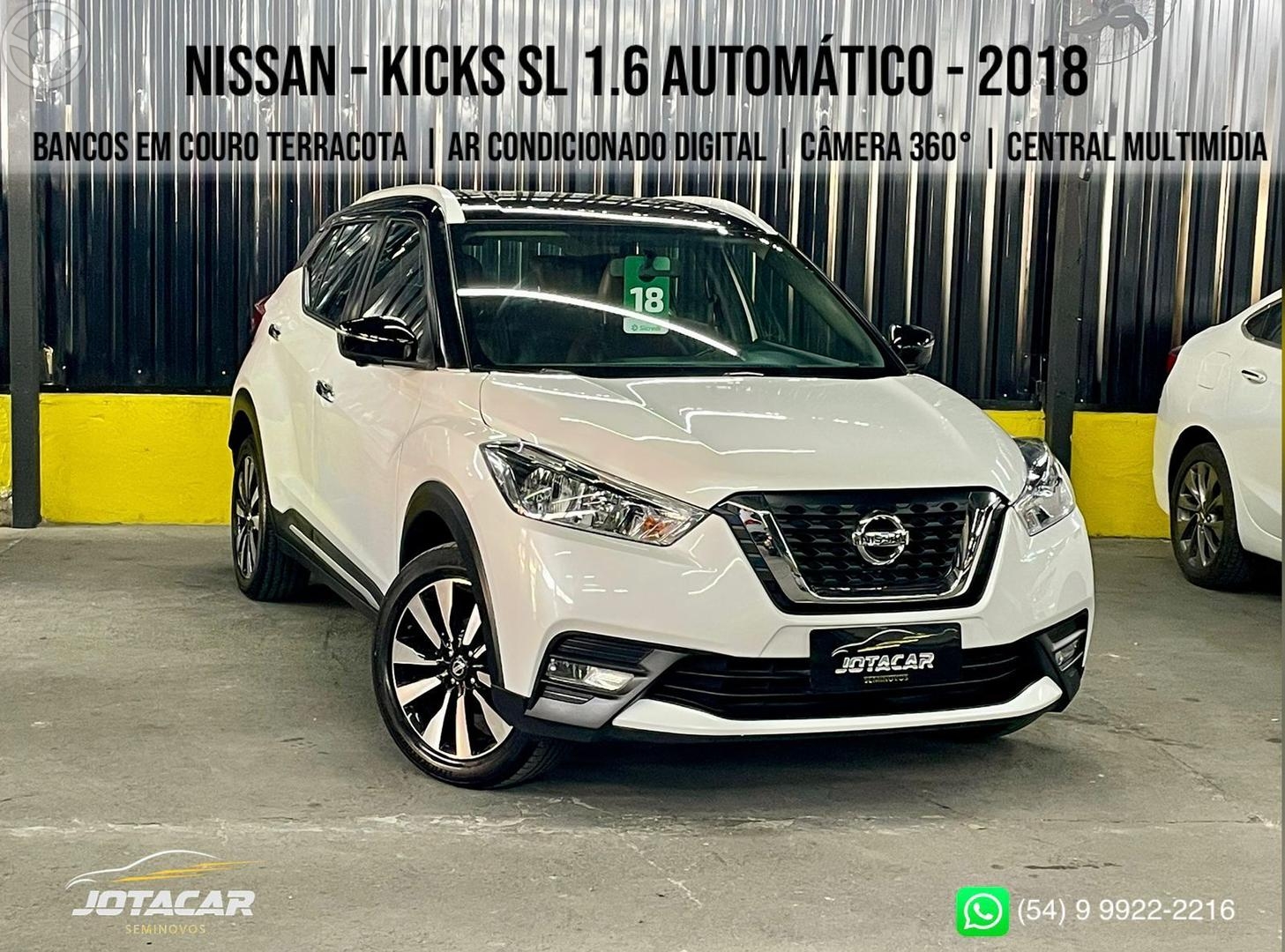 KICKS 1.6 16V FLEX SL 4P XTRONIC - 2018 - CAXIAS DO SUL
