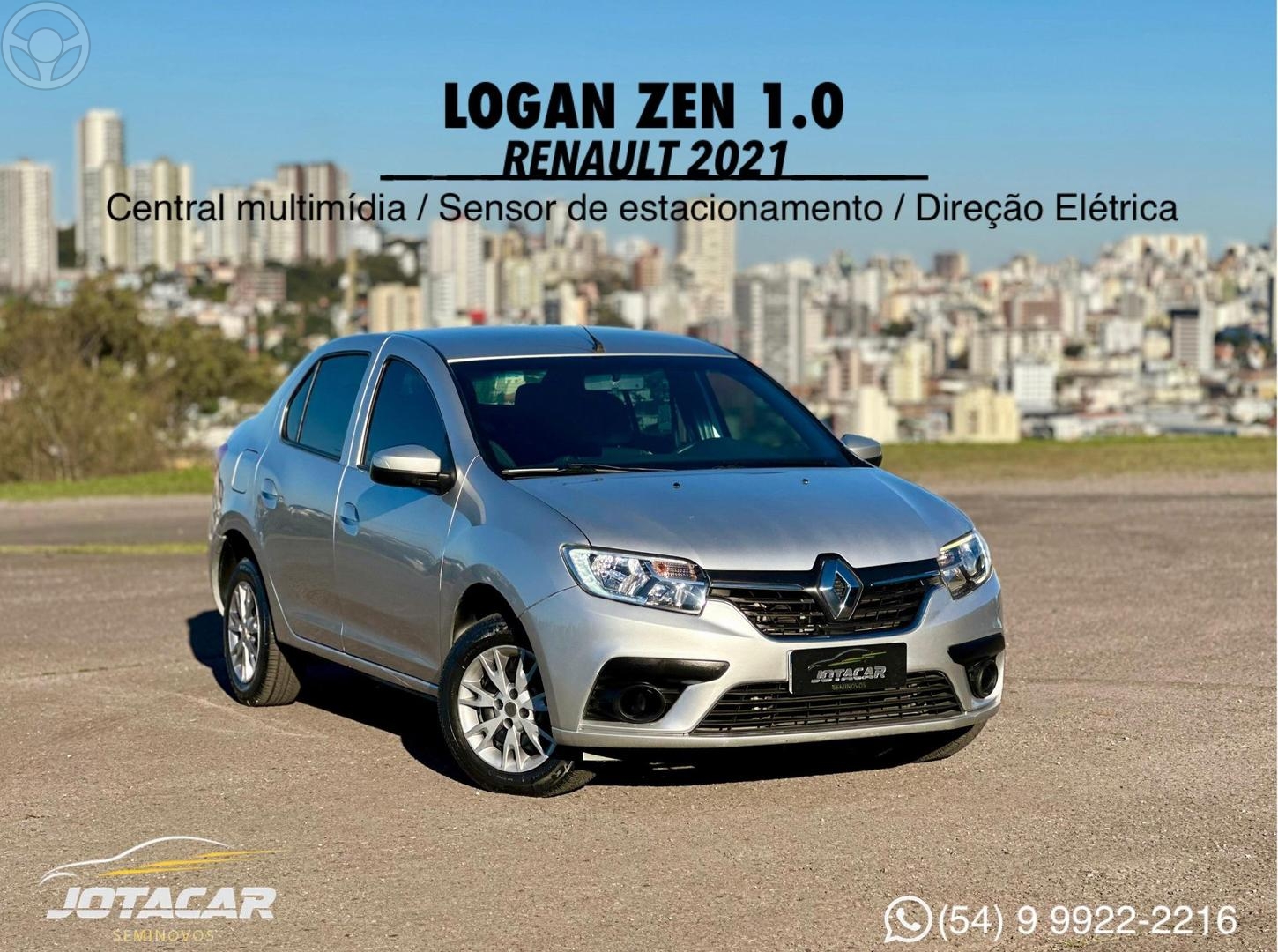 LOGAN 1.0 ZEN 12V FLEX 4P MANUAL - 2021 - CAXIAS DO SUL