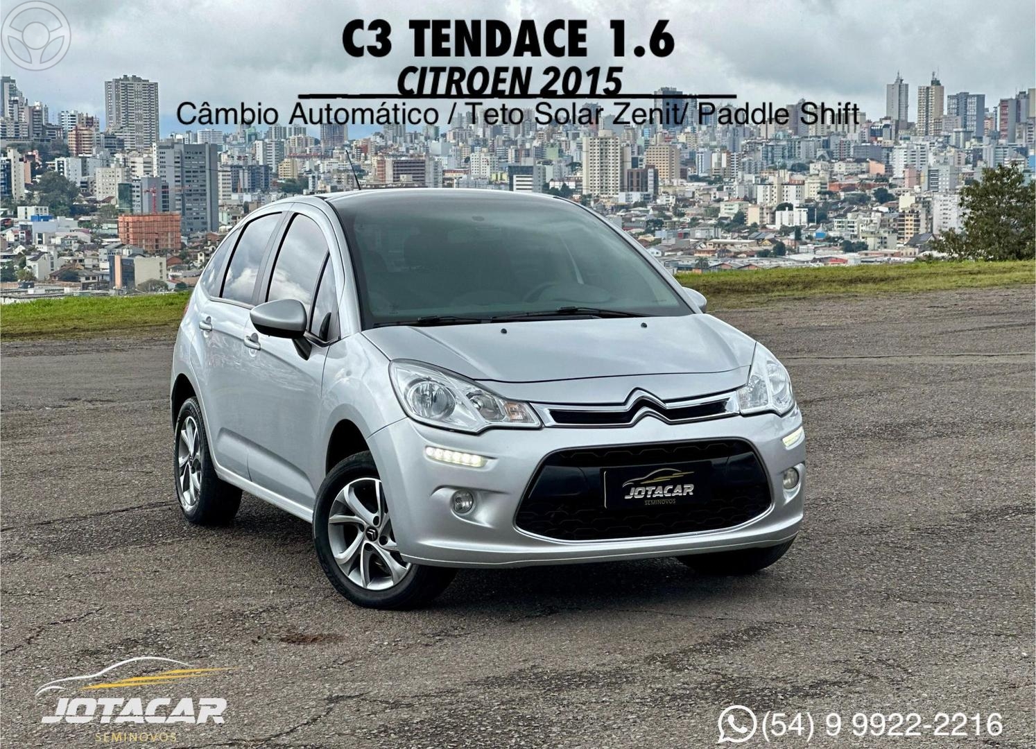 C3 1.6 TENDANCE 16V FLEX 4P AUTOMATICO - 2015 - CAXIAS DO SUL