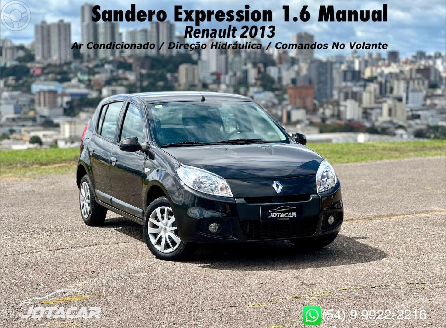 SANDERO 1.6 EXPRESSION 16V FLEX 4P MANUAL - 2013 - CAXIAS DO SUL