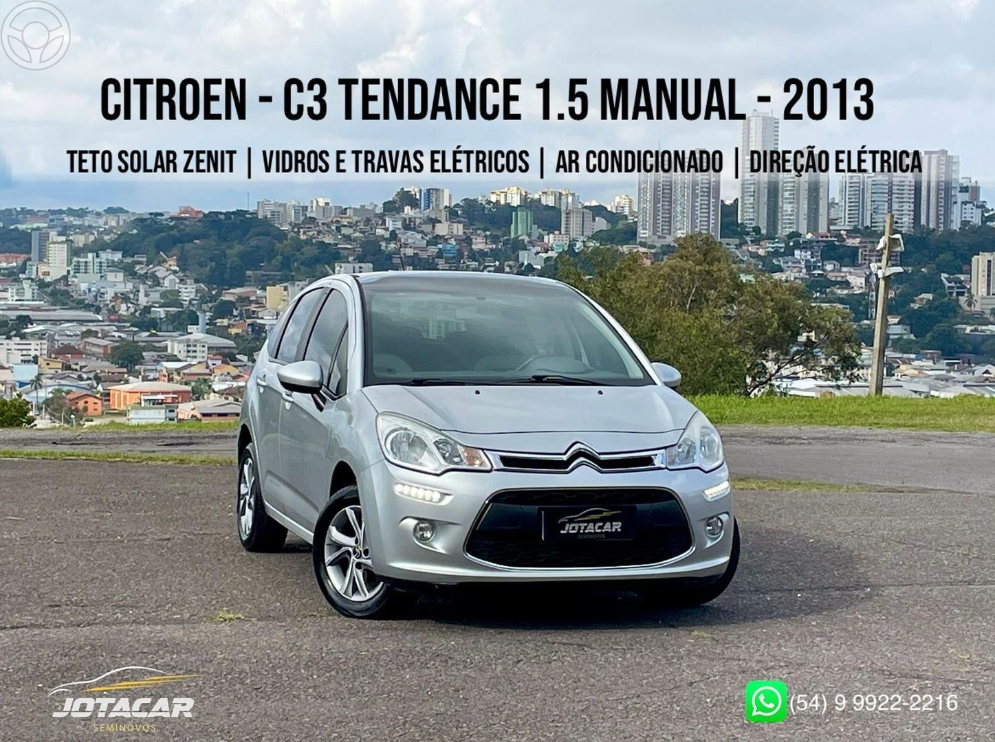 C3 1.5 TENDANCE 8V FLEX 4P MANUAL - 2013 - CAXIAS DO SUL
