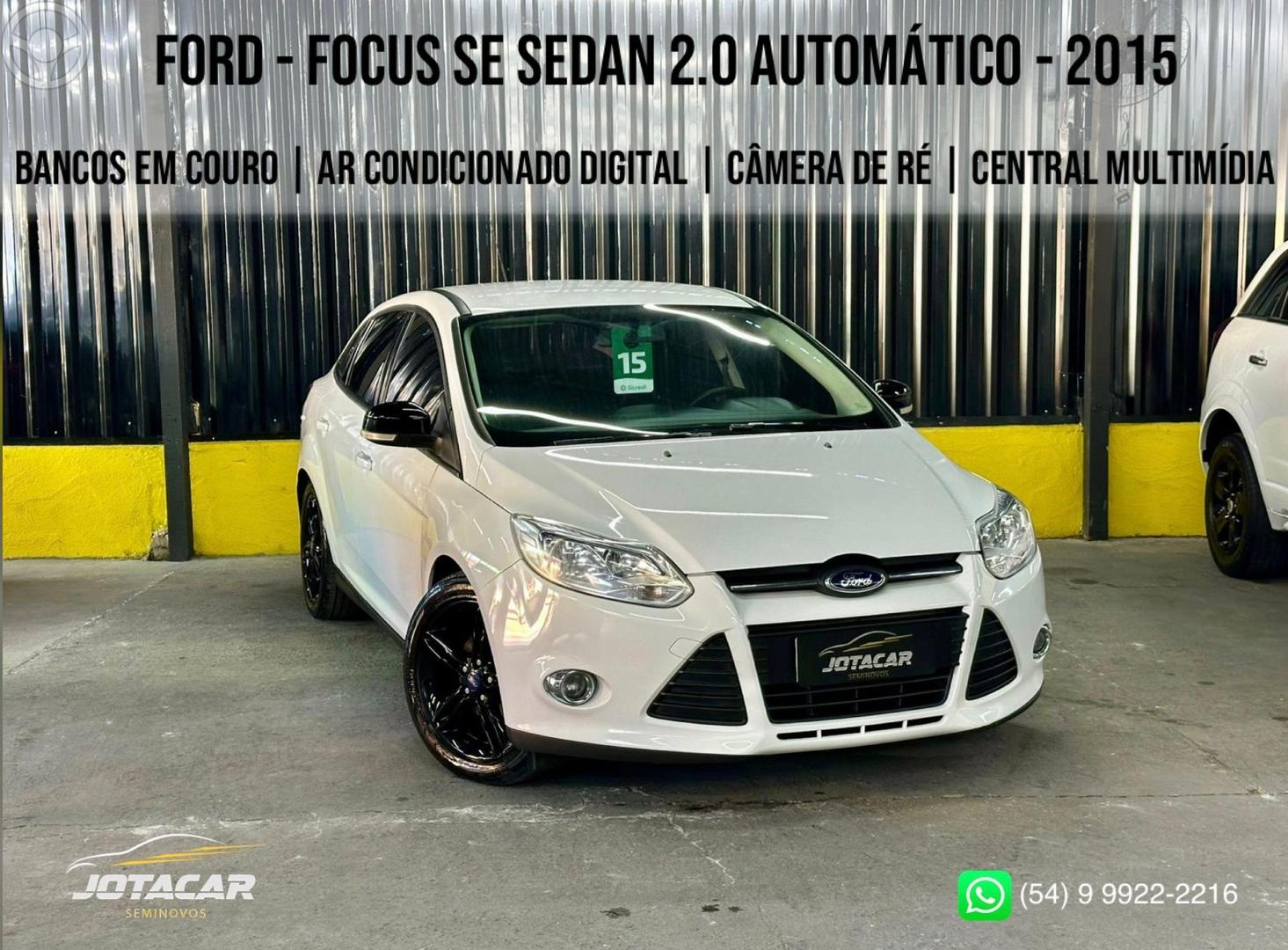 FOCUS 2.0 SE 16V FLEX 4P AUTOMATICO - 2015 - CAXIAS DO SUL