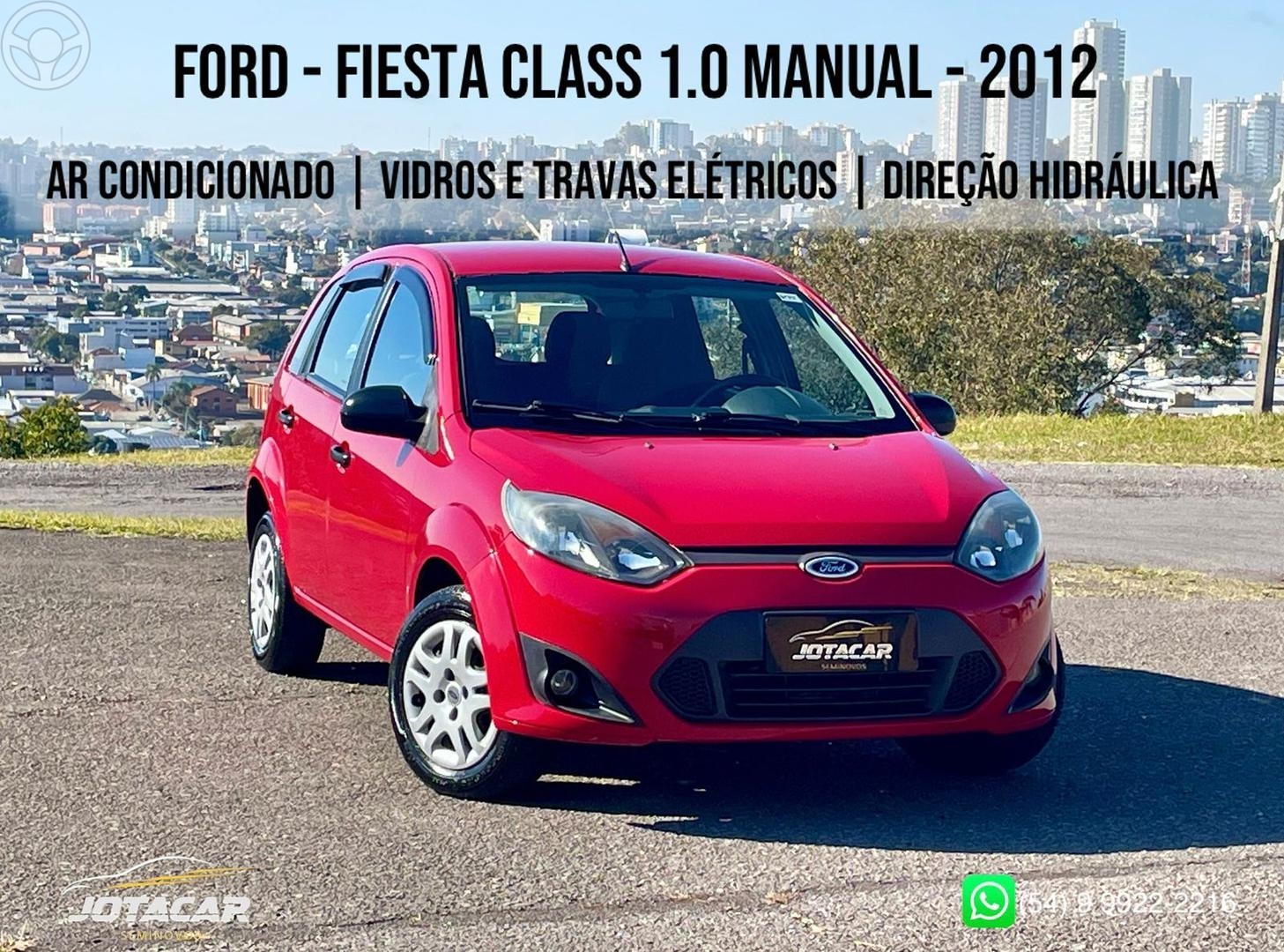 FIESTA 1.0 MPI CLASS 8V FLEX 4P MANUAL - 2012 - CAXIAS DO SUL
