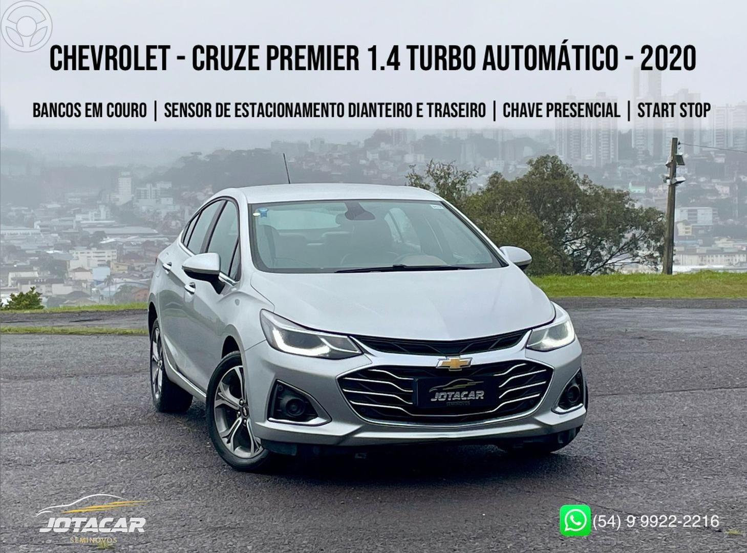 CRUZE 1.4 PREMIER SPORT2 16V TURBO FLEX 4P AUTOMATICO - 2020 - CAXIAS DO SUL