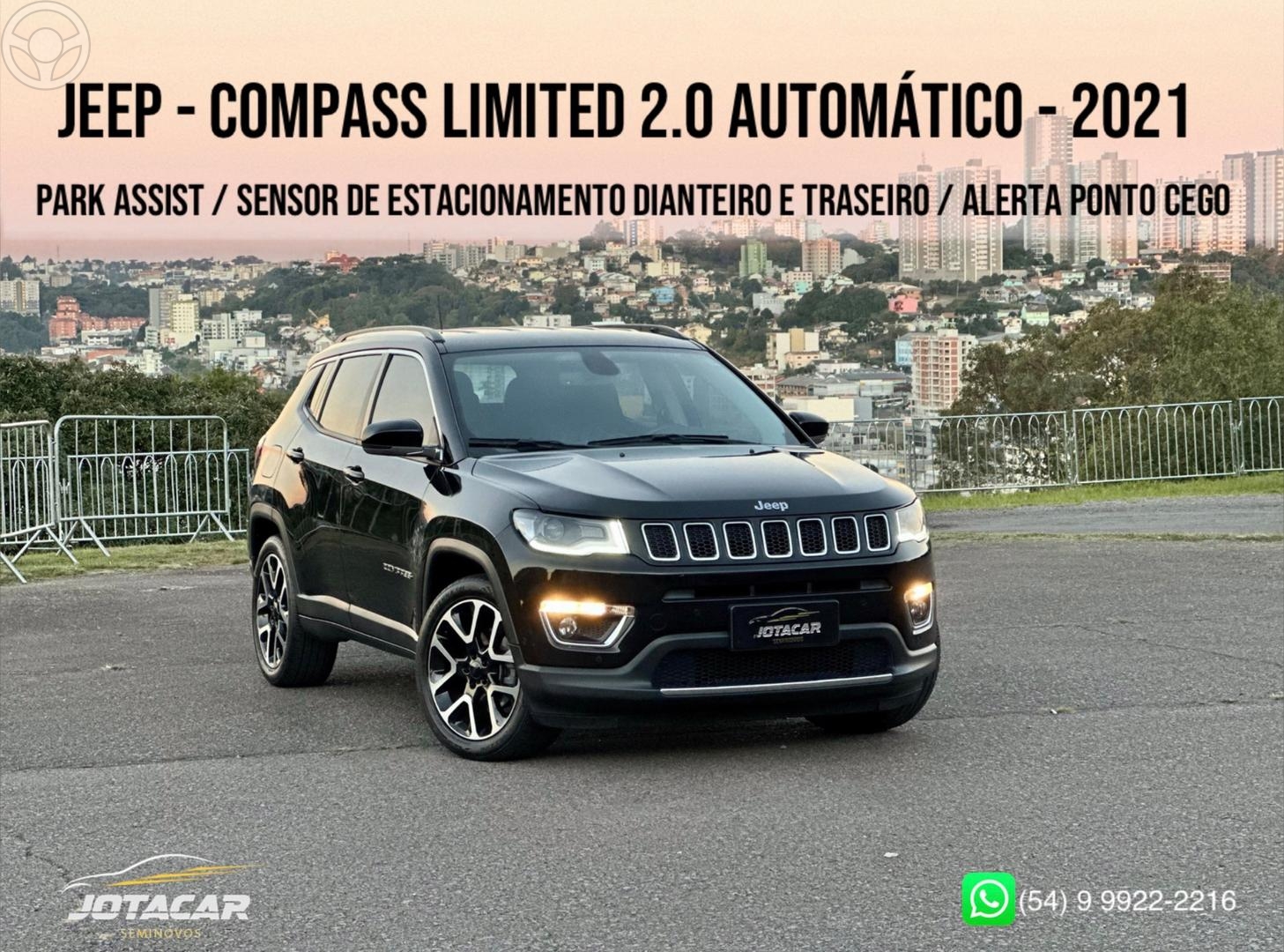 COMPASS 2.0 16V FLEX LIMITED AUTOMATICO - 2021 - CAXIAS DO SUL