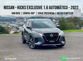 kicks 1.6 exclusive 16v flex 4p automatico 2022 caxias do sul