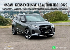 kicks 1.6 exclusive 16v flex 4p automatico 2022 caxias do sul