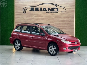 206 1.6 feline sw 16v flex 4p automatico 2008 novo hamburgo