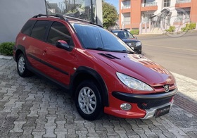 peugeot 206 sw escapade 1.6 flex 2008 erechim