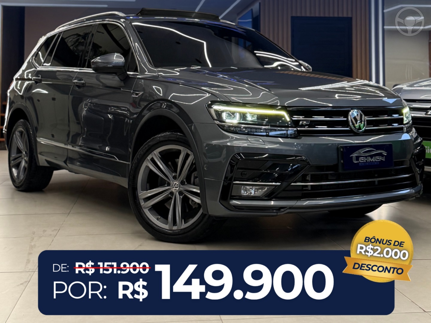 TIGUAN 2.0 350 TSI ALLSPACE R-LINE 4MOTION DSG - 2019 - VENâNCIO AIRES 