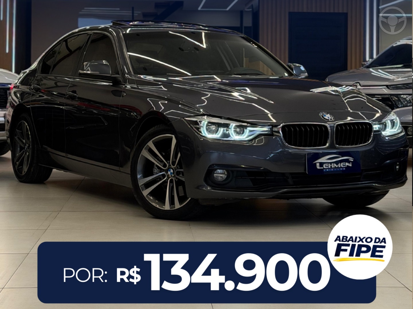 BMW 328I 2.0 SPORT GP 16V ACTIVEFLEX 4P AUTOMÁTICO 2017
