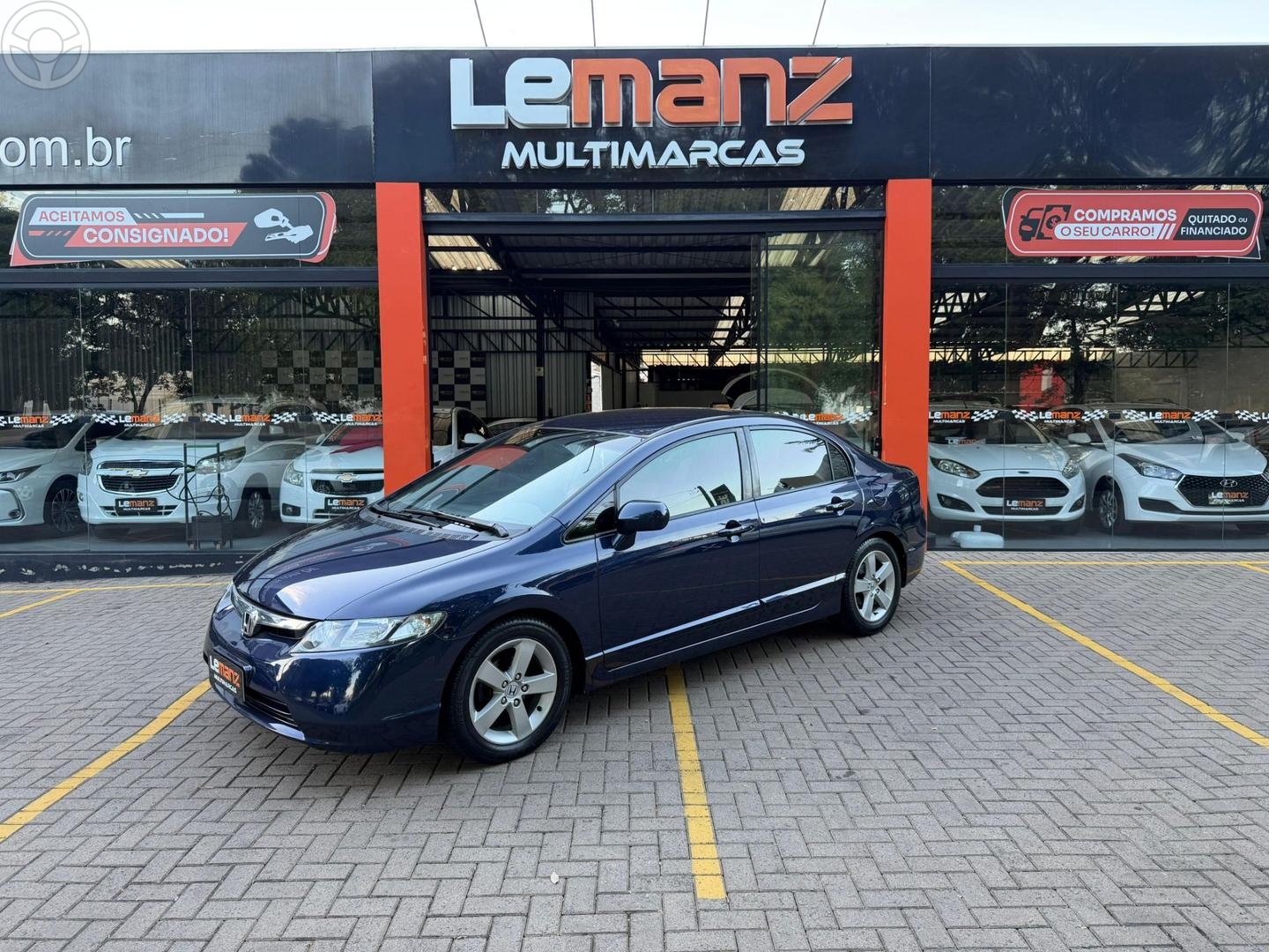 CIVIC 1.8 LXS 16V FLEX 4P AUTOMATICO - 2008 - ESTâNCIA VELHA