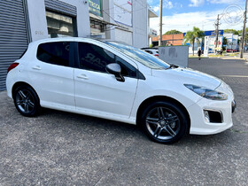 308 1.6 griffe thp 16v flex 4p automatico 2015 novo hamburgo