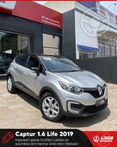 captur 1.6 life 2019 passo fundo