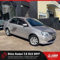 etios sedan 1.5 xls 2017 passo fundo