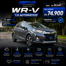 wrv 1.5 16v flexone exl cvt 2018 campo bom