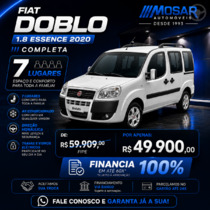 doblo 1.8 mpi essence 16v flex 7p manual 2020 campo bom