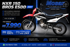 nxr 150 bros esd 2007 campo bom