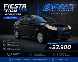 fiesta 1.6 mpi class sedan 8v flex 4p manual 2012 campo bom