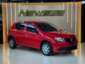 sandero 1.0 authentique 12v flex 4p manual 2017 estancia velha