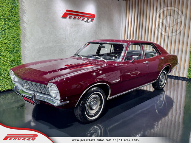 MAVERICK SUPER LUXO SEDAN V8 / CONFIGURAÇÃO - 1974 - NOVA PRATA