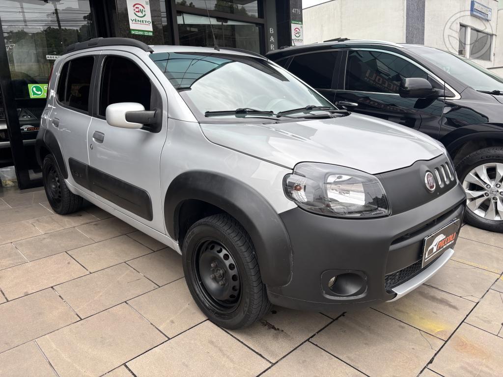 FIAT - UNO 1.0 EVO WAY 8V FLEX 4P MANUAL - 2012/2013 - PRATA - R$ 30.900,00