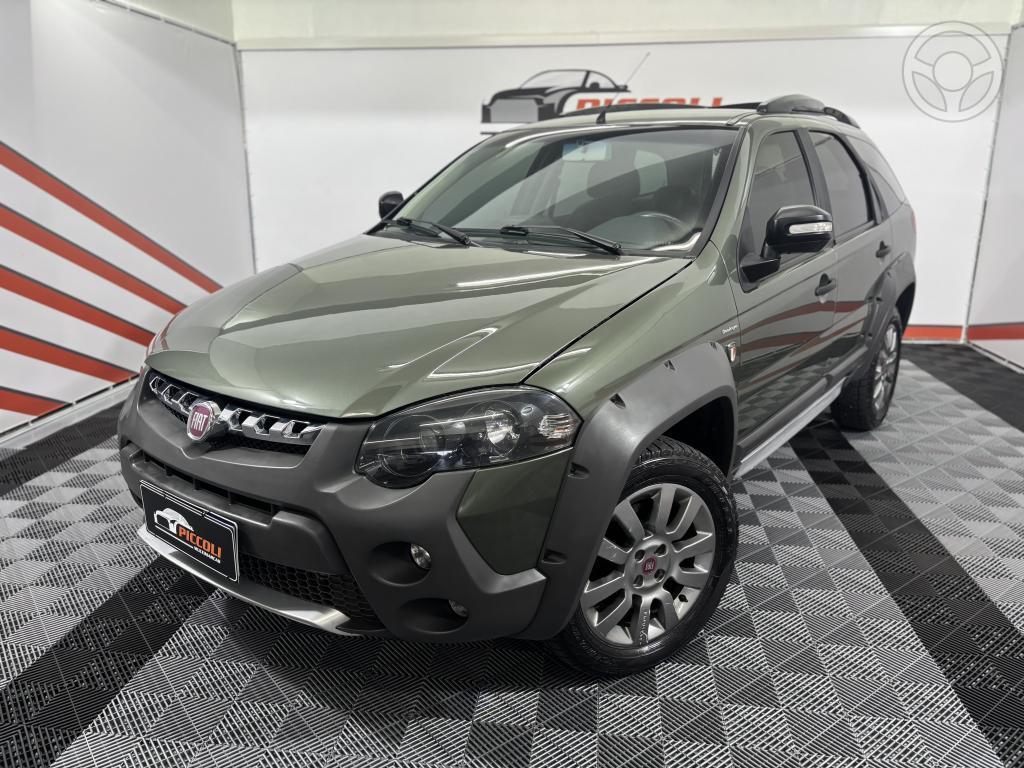 FIAT - PALIO 1.8 MPI ADVENTURE LOCKER WEEKEND 8V FLEX 4P AUTOMATIZADO - 2014/2015 - VERDE - R$ 46.900,00